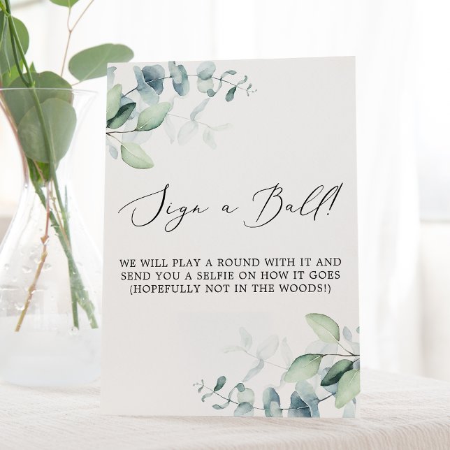 Delicate Black | Eucalyptus Sign A Ball Sign (Creator Uploaded)