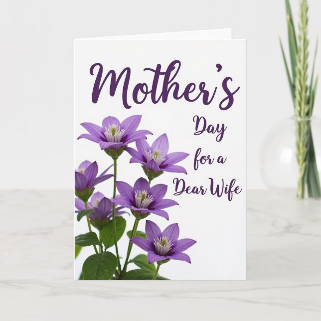 Delicate Bloom Mothers Day Card (Front)