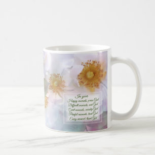 Delicate Blossom with quotation Coffee Mug