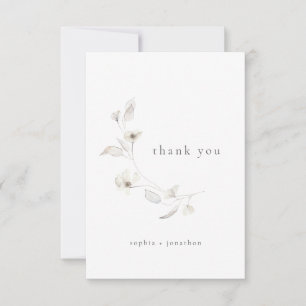 Delicate Blossoms Thank You Card
