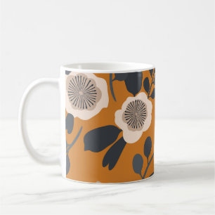 Delicate Botanical Vintage Floral Pattern Coffee Mug