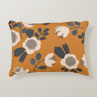 Delicate Botanical Vintage Floral Pattern Decorative Cushion