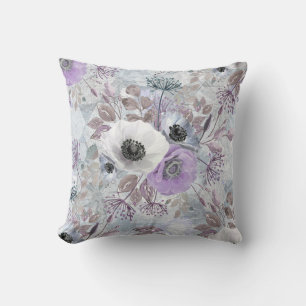 Delicate bouquet of anemones. cushion