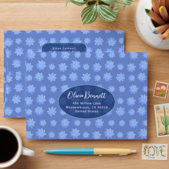 Delicate Charm Floral Envelope (Desk)