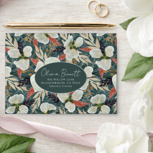 Delicate Charm Floral Envelope