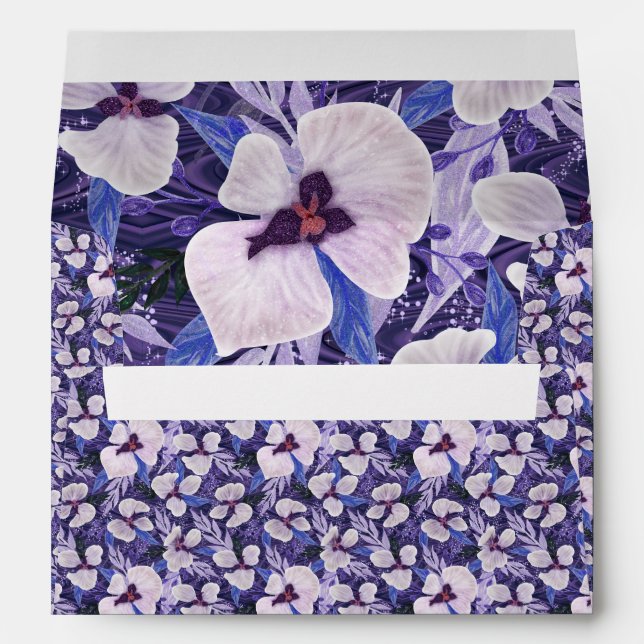 Delicate Charm Floral Envelope (Back (Bottom))