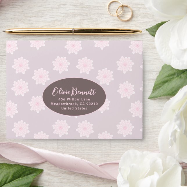 Delicate Charm Floral Envelope (Wedding)