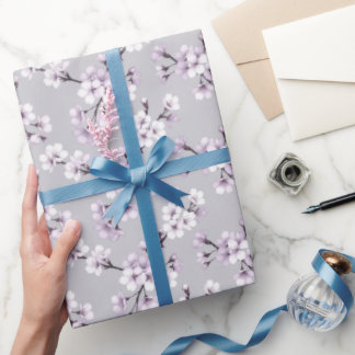 Delicate Cherry Blossom Wrapping Paper