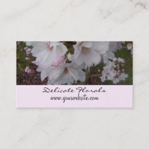 Delicate Cherry Blossoms Business Card