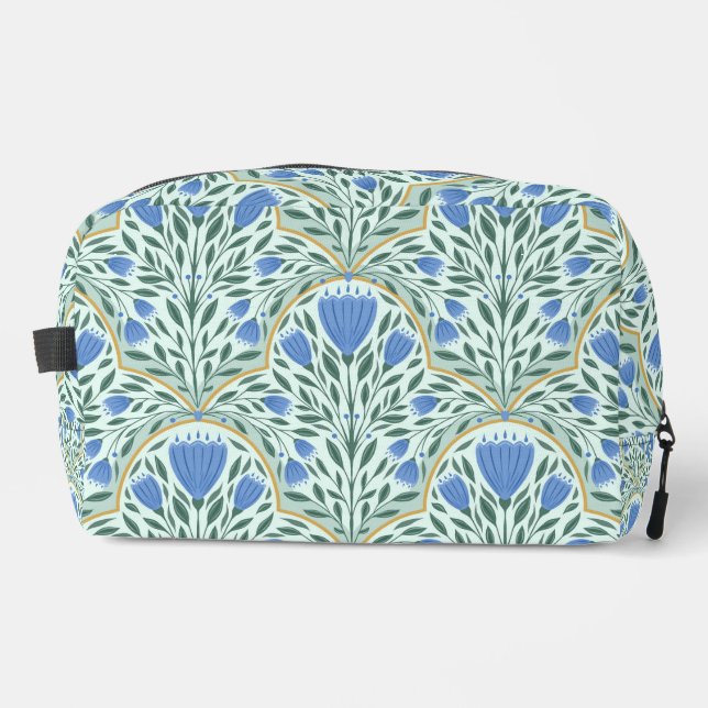 Delicate cornflowers dopp kit (Front)