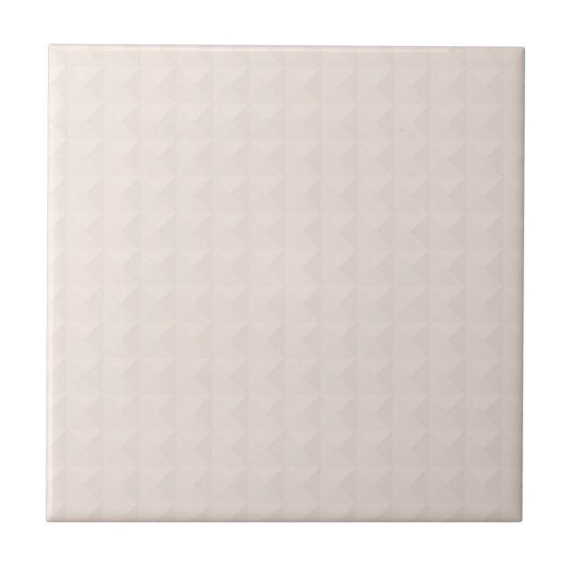 Delicate cream monochromatic  tile (Front)