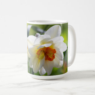 Delicate cute daffodils spring coffee mug