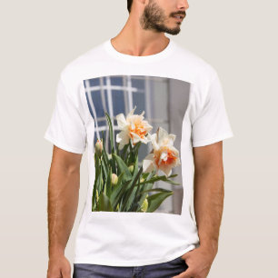 Delicate cute daffodils spring   T-Shirt