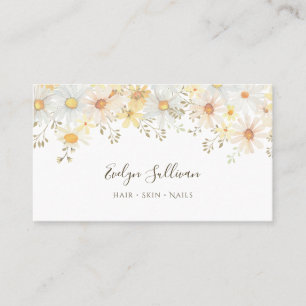 Delicate daisies business card