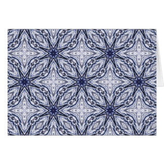 Delicate elegance blue and white card