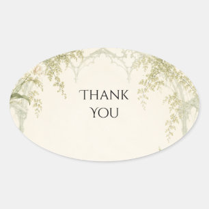 Delicate Fern Greenery Arch Wedding Sticker