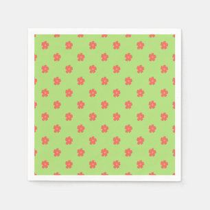 Delicate Floral Fabric Napkin