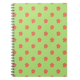 Delicate Floral Fabric Notebook