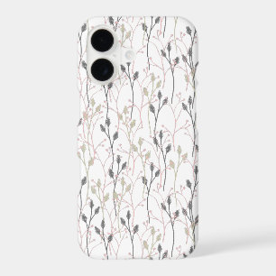 Delicate Floral Pattern in Soft Pastel Iphone Case
