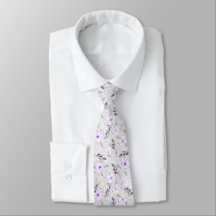 Delicate floral pattern.  tie
