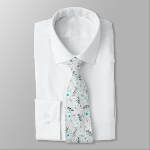 Delicate floral pattern.  tie