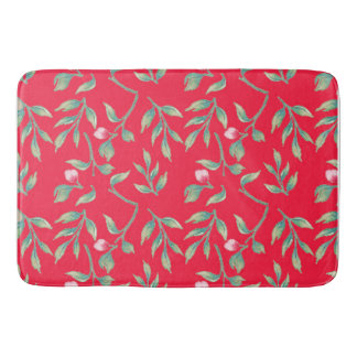 Delicate Florals Infrared Tang Floral Bath Mat