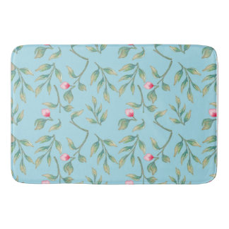 Delicate Florals Spun Sugar Floral Bath Mat