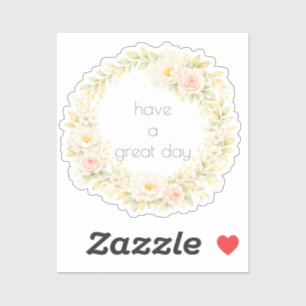 Delicate flower wreath
