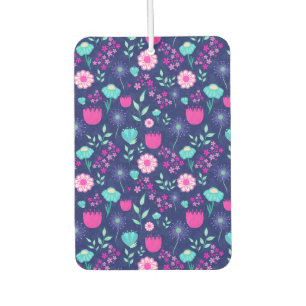 Delicate Flowers and Botanical Details Car Air Freshener