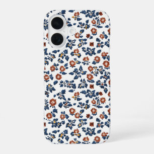 Delicate Flowers Floral Pattern iPhone 16 Case