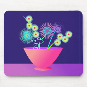 Delicate flowers mouse mat