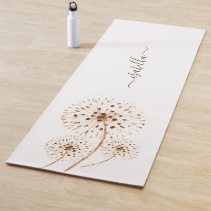 Delicate Flowers Personalised Yoga Mat