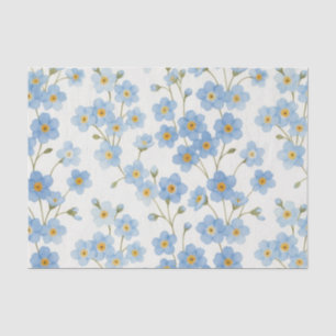 Delicate Forget-Me-Not Easter Tissue Paper