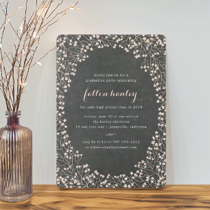 Delicate Frame   Graduation Party Invitation