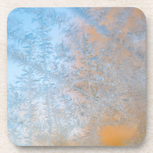 Delicate frost pattern, Wisconsin Coaster