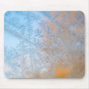 Delicate frost pattern, Wisconsin Mouse Mat