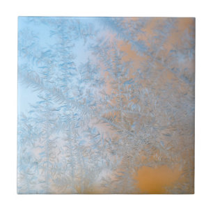 Delicate frost pattern, Wisconsin Tile