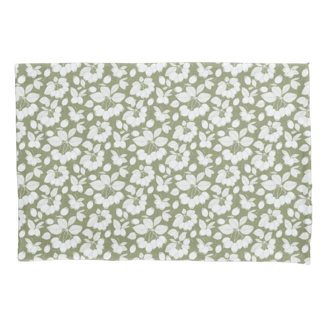 Delicate Fruit Outline Pair of pillowcases (Front-Left)