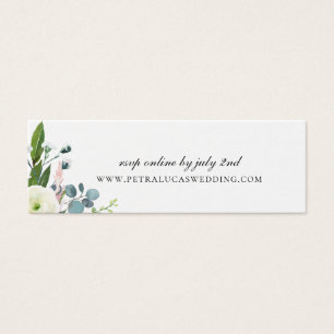 Delicate Garden Wedding Website RSVP