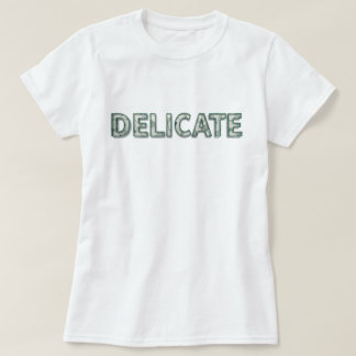 DELICATE - Glass Elegant Women's White T-shirt