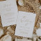 Delicate Gold Calligraphy All In One Wedding