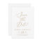 Delicate Gold Calligraphy Wedding