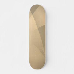 Delicate Gold Folds Skateboard