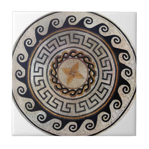 delicate greek tiles