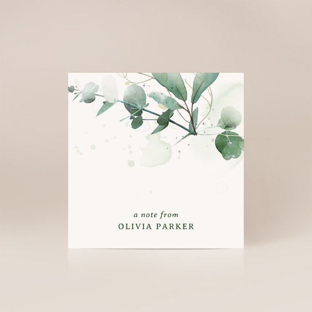 Delicate Greenery Card (Creator Uploaded)