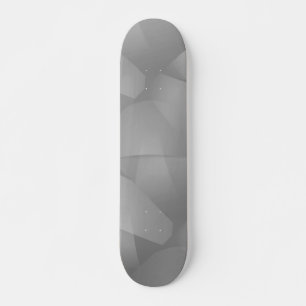 Delicate Grey Folds Skateboard