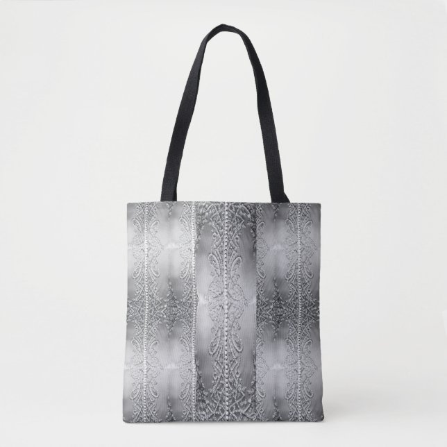 Delicate Grey    Tote Bag (Front)