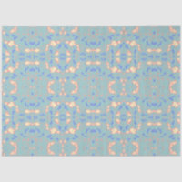Delicate in Green Lemon Gold Blue Tissue Paper