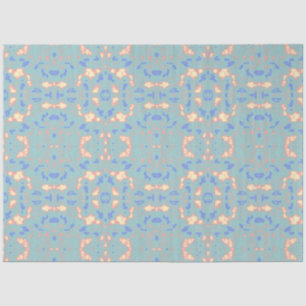 Delicate in Green Lemon Gold Blue Tissue Paper