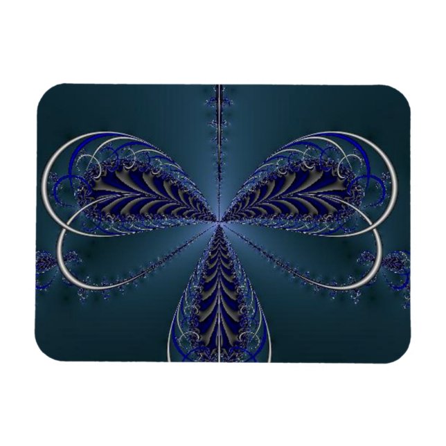 Delicate Insect Wings At Midnight Magnet (Horizontal)